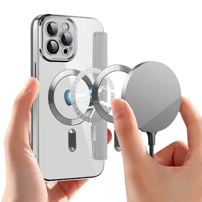 Etui MagSafe do Apple iPhone 12 Pro Max, Techsuit, SmartMag Book, Szary