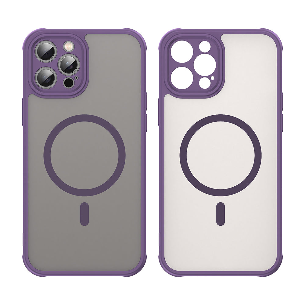 MagSafe Case for Apple iPhone 12 Pro, Techsuit, HaloFrost II, Purple