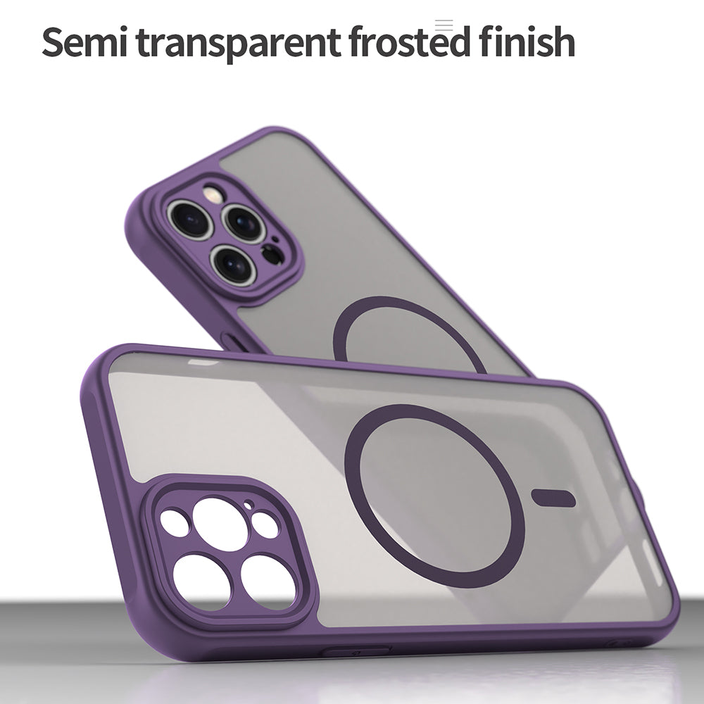 MagSafe Case for Apple iPhone 12 Pro, Techsuit, HaloFrost II, Purple