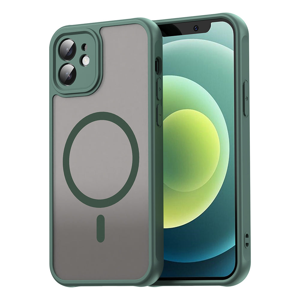 Etui MagSafe do Apple iPhone 12, Techsuit, HaloFrost II, Zielony