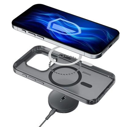 Etui MagSafe do Apple iPhone 13 Pro Max, 3MK, Frosty MagCase, Czarna Satynowa