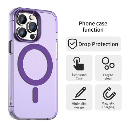 Etui MagSafe do Apple iPhone 13 Pro Max, Techsuit, CandyCase, Fioletowy