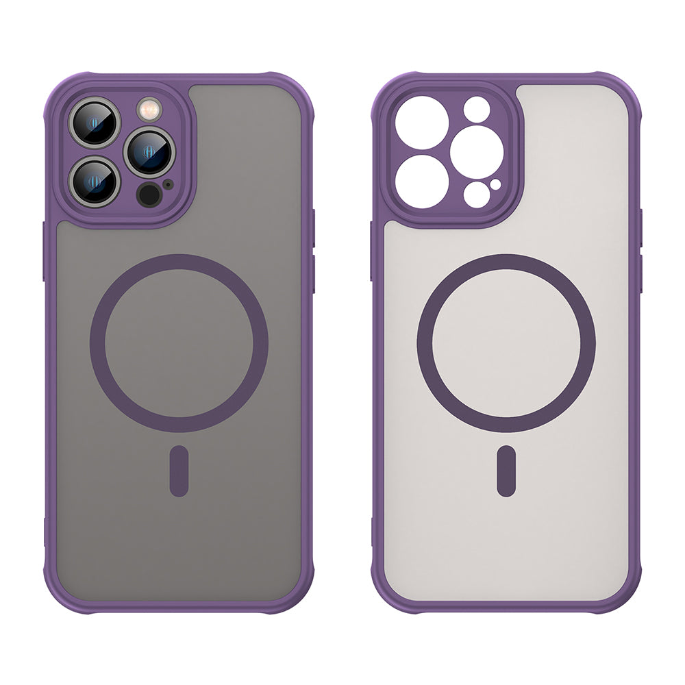 MagSafe Case for Apple iPhone 13 Pro Max, Techsuit, HaloFrost II, Purple