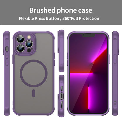 MagSafe Case for Apple iPhone 13 Pro Max, Techsuit, HaloFrost II, Purple