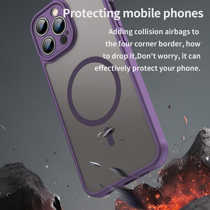 MagSafe Case for Apple iPhone 13 Pro Max, Techsuit, HaloFrost II, Purple