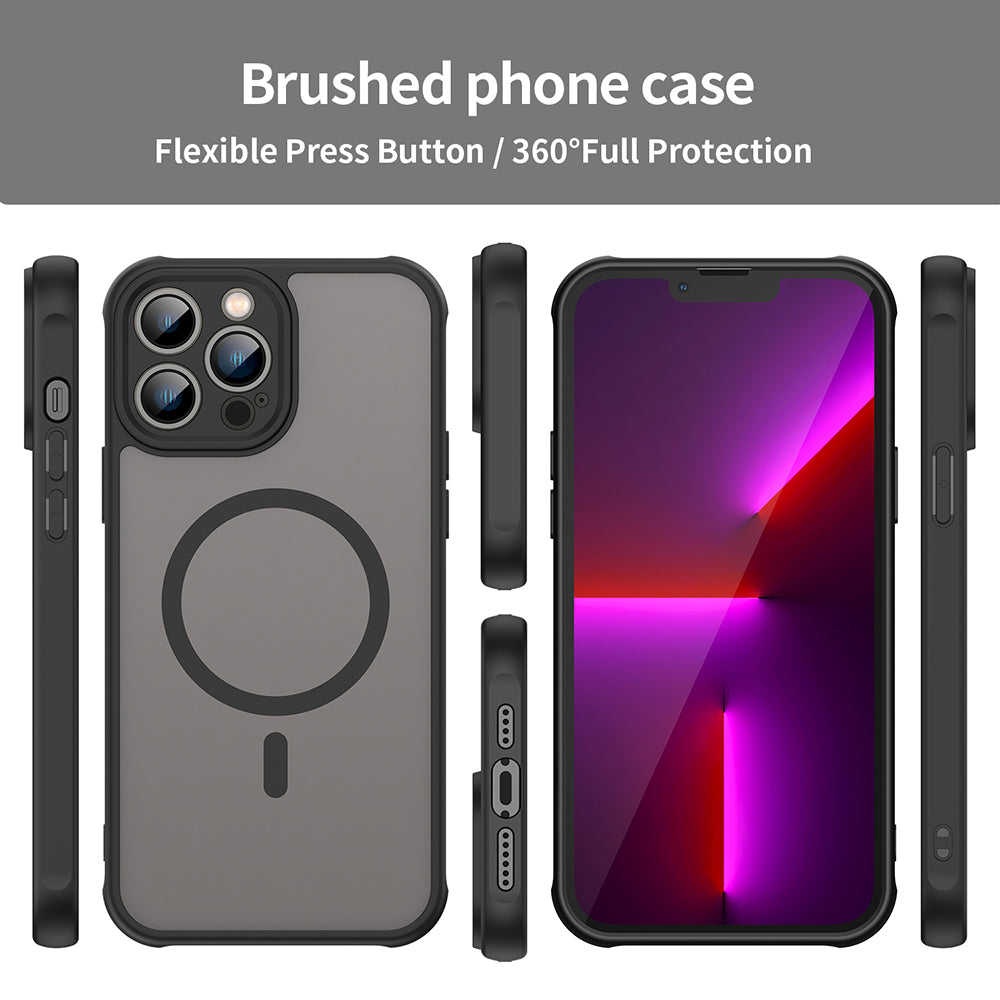 Etui MagSafe do Apple iPhone 13 Pro Max, Techsuit, HaloFrost II, czarne