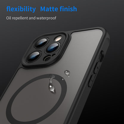Etui MagSafe do Apple iPhone 13 Pro Max, Techsuit, HaloFrost II, czarne