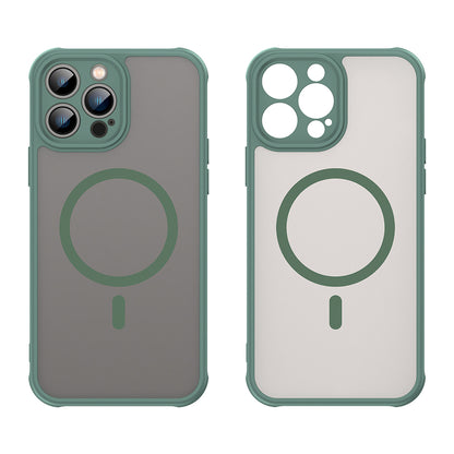 MagSafe Case for Apple iPhone 13 Pro Max, Techsuit, HaloFrost II, Green