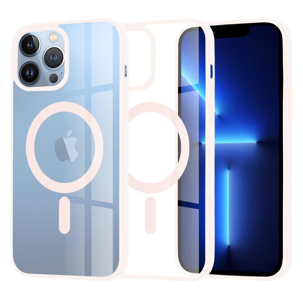 Etui MagSafe dla Apple iPhone 13 Pro Max, Techsuit, Pro, Różowy