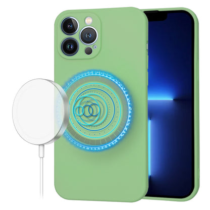 Etui MagSafe do Apple iPhone 13 Pro Max, Techsuit, SoftFlex, Jasnozielony