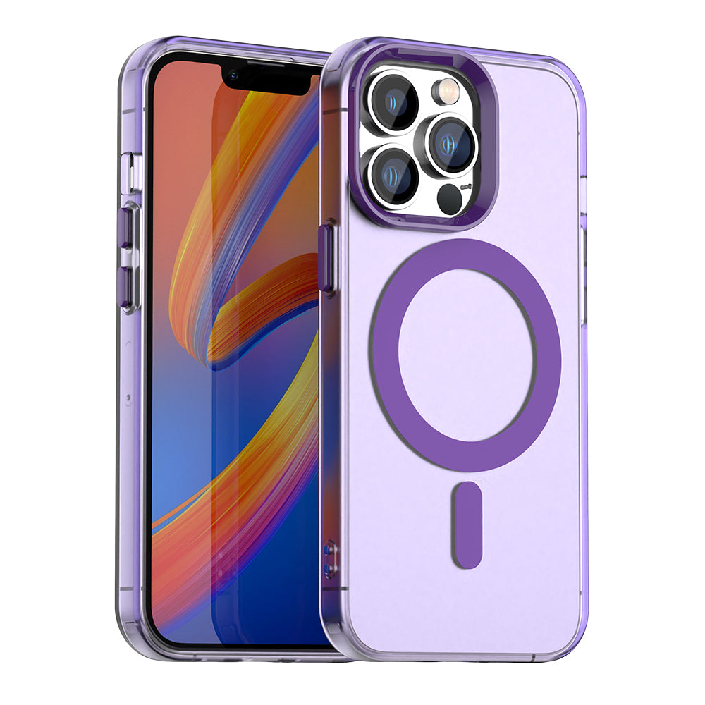 Etui MagSafe do Apple iPhone 13 Pro, Techsuit, CandyCase, Fioletowy