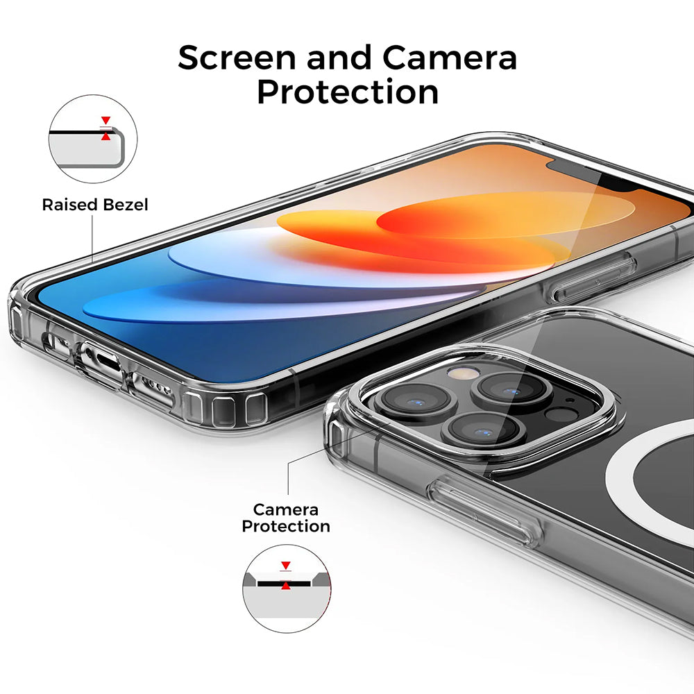 Etui MagSafe do Apple iPhone 13 Pro, Techsuit, Pro, Przezroczyste