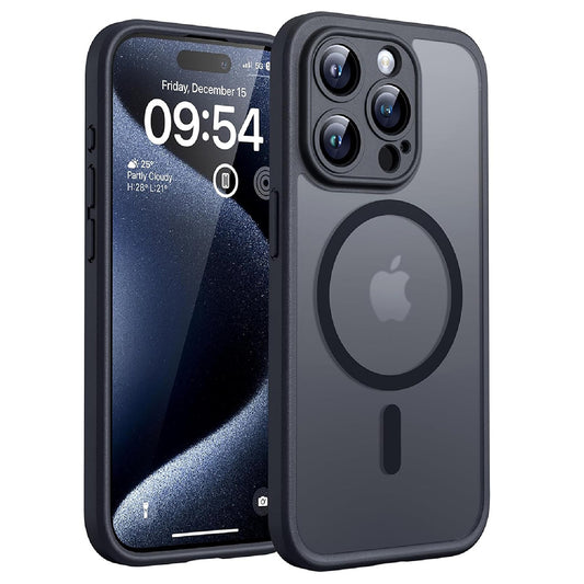 Etui MagSafe dla Apple iPhone 13 Pro, Techsuit, PureFrost, Czarny