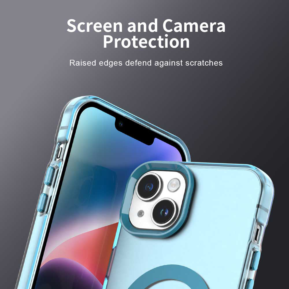 MagSafe Case for Apple iPhone 13, Techsuit, CandyCase, Blue