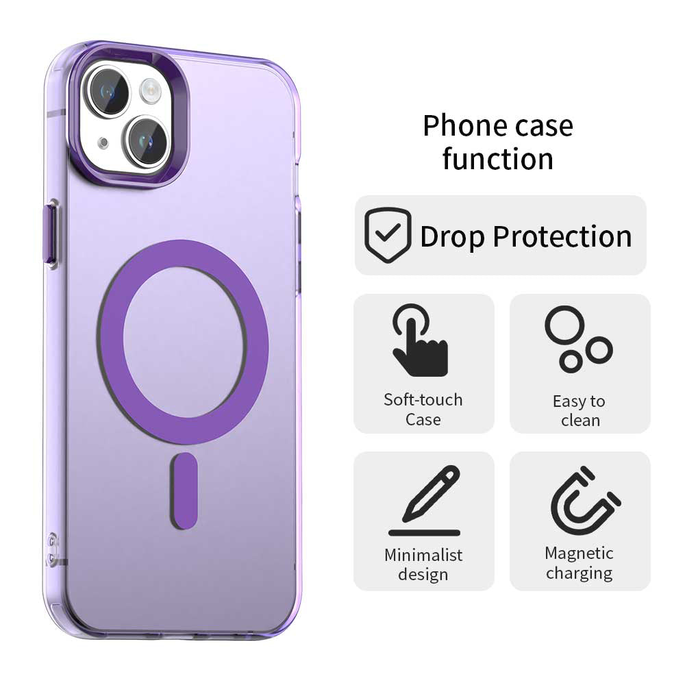Etui MagSafe do Apple iPhone 13, Techsuit, CandyCase, Fioletowy