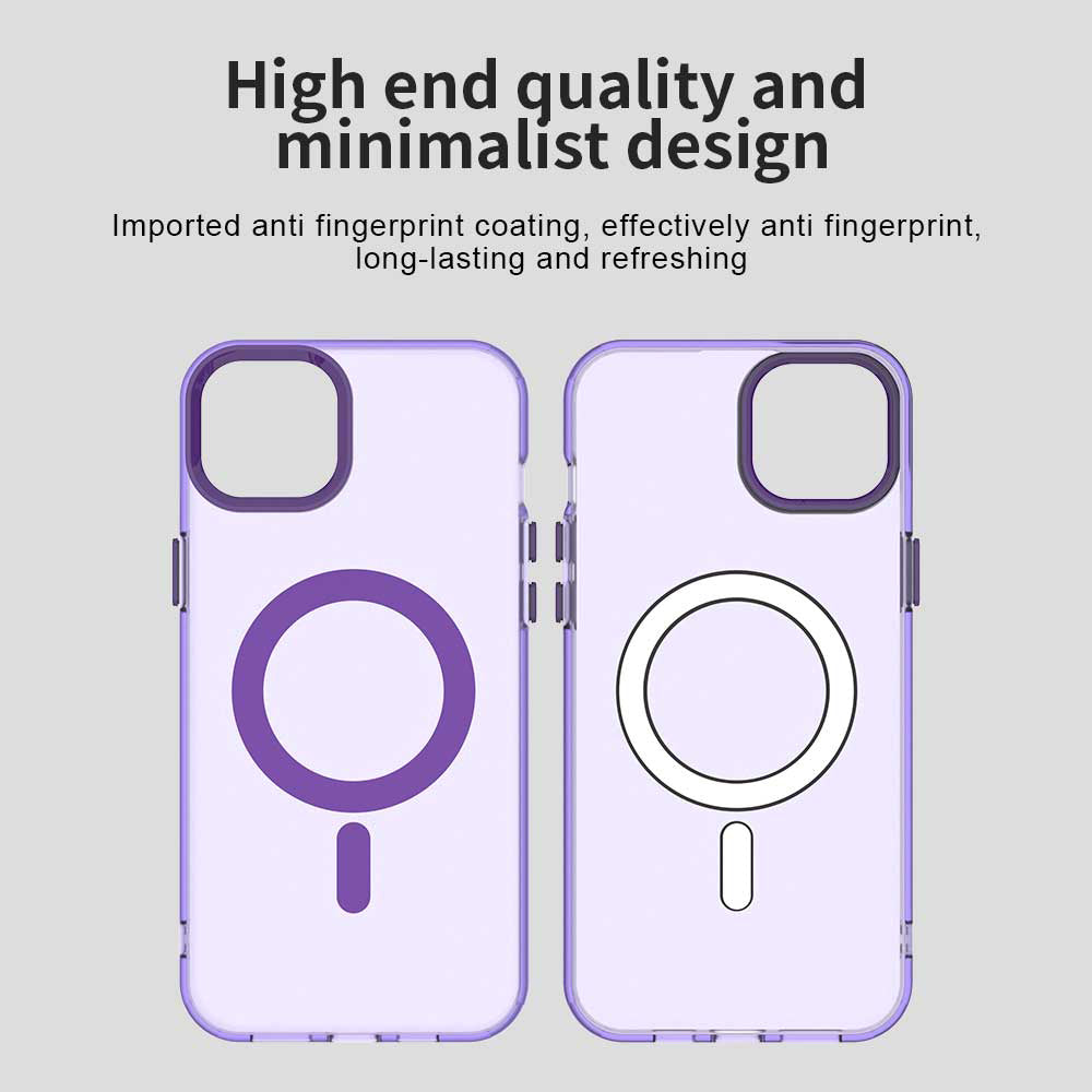 Etui MagSafe do Apple iPhone 13, Techsuit, CandyCase, Fioletowy