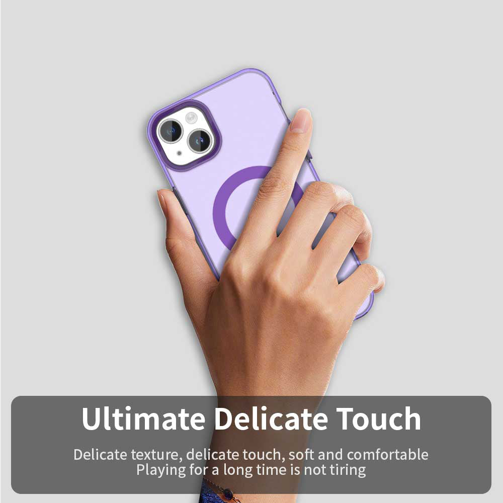 Etui MagSafe do Apple iPhone 13, Techsuit, CandyCase, Fioletowy