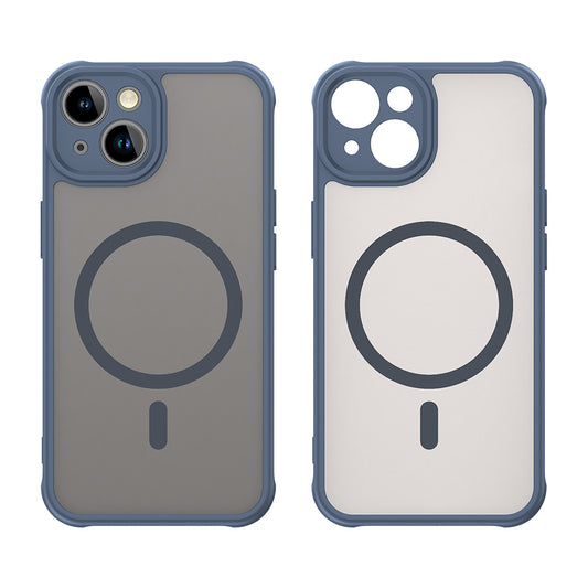Etui MagSafe do Apple iPhone 13, Techsuit, HaloFrost II, Granatowy