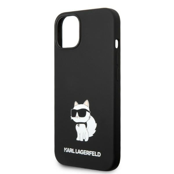 Etui MagSafe dla Apple iPhone 14 Plus, Karl Lagerfeld, Silikonowe Choupette, Czarne
