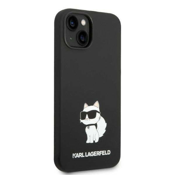 Etui MagSafe dla Apple iPhone 14 Plus, Karl Lagerfeld, Silikonowe Choupette, Czarne