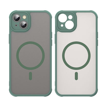 MagSafe Case for Apple iPhone 14 Plus, Techsuit, HaloFrost II, Green