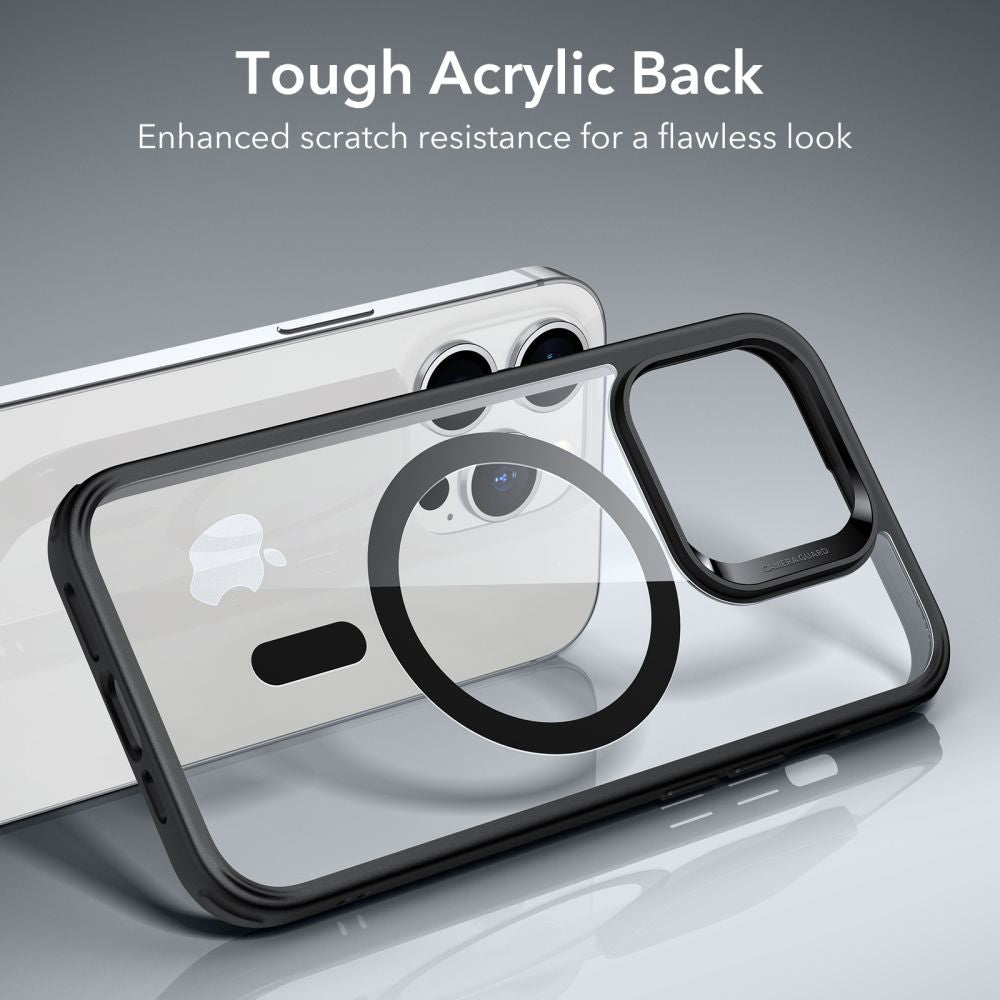 Etui MagSafe do Apple iPhone 14 Pro, ESR, Classic Hybrid, Czarna Przezroczysta