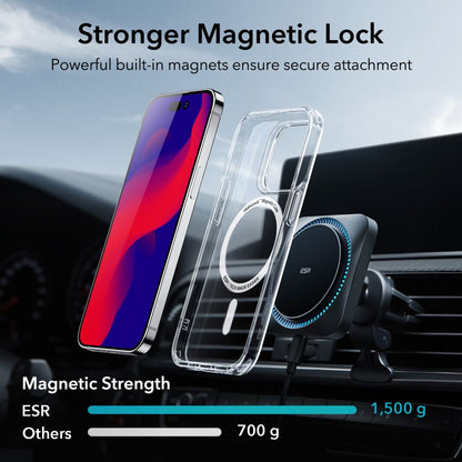Etui MagSafe dla Apple iPhone 14 Pro, ESR, Classic Hybrid, Przezroczyste