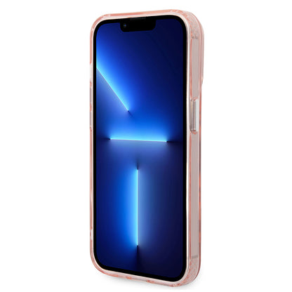 Etui MagSafe dla Apple iPhone 14 Pro, Karl Lagerfeld, Karl & Choupette Aluminium, Różowy