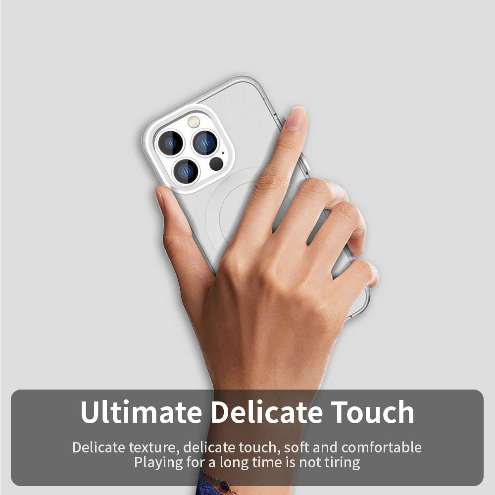 Etui MagSafe do Apple iPhone 14 Pro Max, Techsuit, CandyCase, Białe