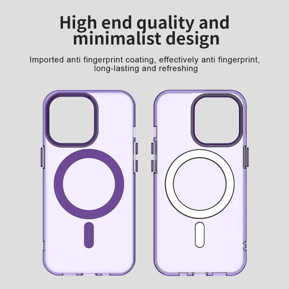 Etui MagSafe do Apple iPhone 14 Pro Max, Techsuit, CandyCase, Fioletowy