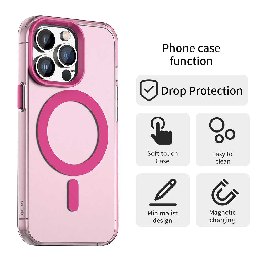 Etui MagSafe do Apple iPhone 14 Pro Max, Techsuit, CandyCase, Różowe