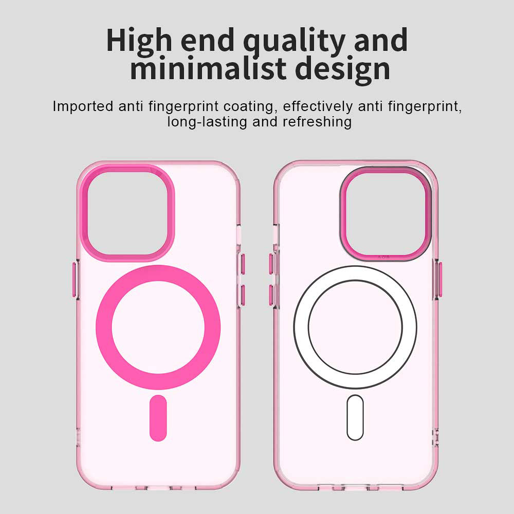 Etui MagSafe do Apple iPhone 14 Pro Max, Techsuit, CandyCase, Różowe