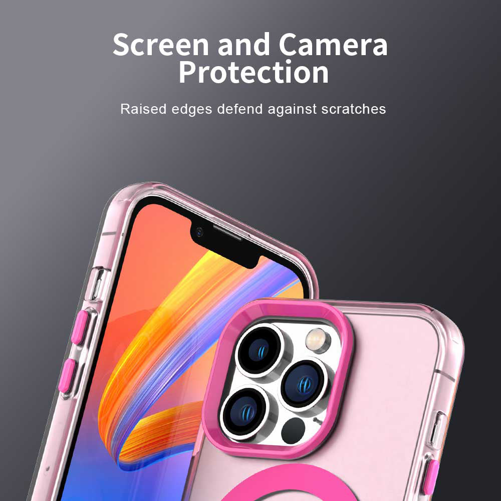 Etui MagSafe do Apple iPhone 14 Pro Max, Techsuit, CandyCase, Różowe