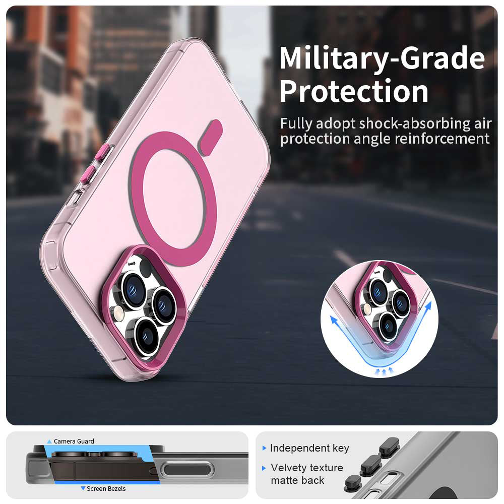 Etui MagSafe do Apple iPhone 14 Pro Max, Techsuit, CandyCase, Różowe