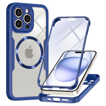 MagSafe Case for Apple iPhone 14 Pro Max, Techsuit, ColorVerse 360, Blue