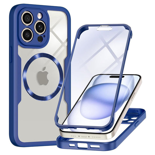 Etui MagSafe do Apple iPhone 14 Pro Max, Techsuit, ColorVerse 360, Niebieskie