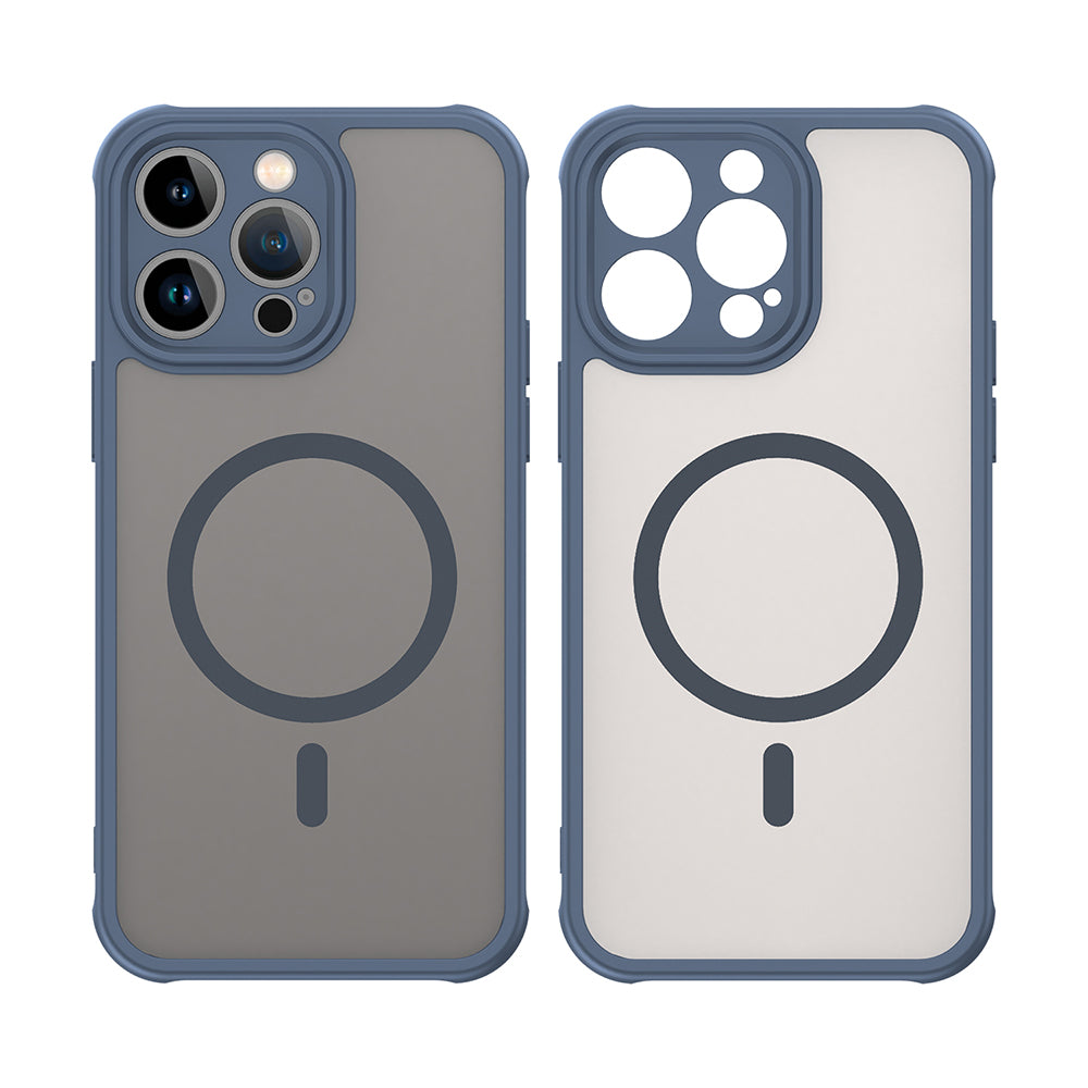 Etui MagSafe do Apple iPhone 14 Pro Max, Techsuit, HaloFrost II, Granatowy