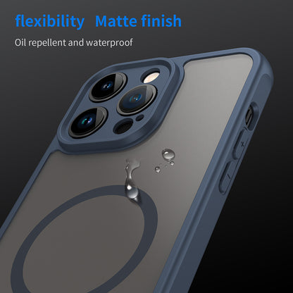 Etui MagSafe do Apple iPhone 14 Pro Max, Techsuit, HaloFrost II, Granatowy
