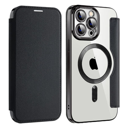 Etui MagSafe do Apple iPhone 14 Pro Max, Techsuit, SmartMag Book, czarne