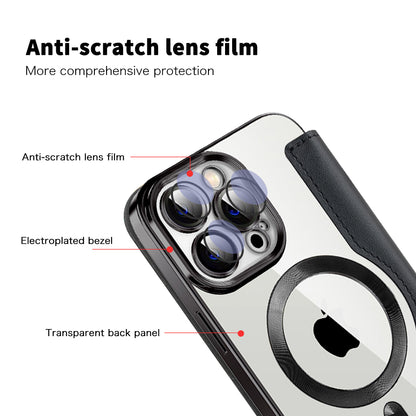 Etui MagSafe do Apple iPhone 14 Pro Max, Techsuit, SmartMag Book, czarne