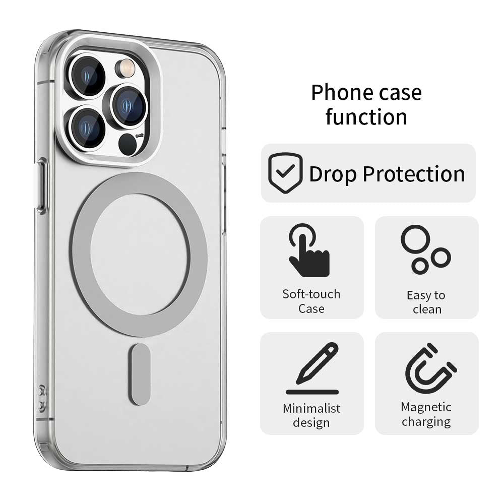 Etui MagSafe do Apple iPhone 14 Pro, Techsuit, CandyCase, Białe