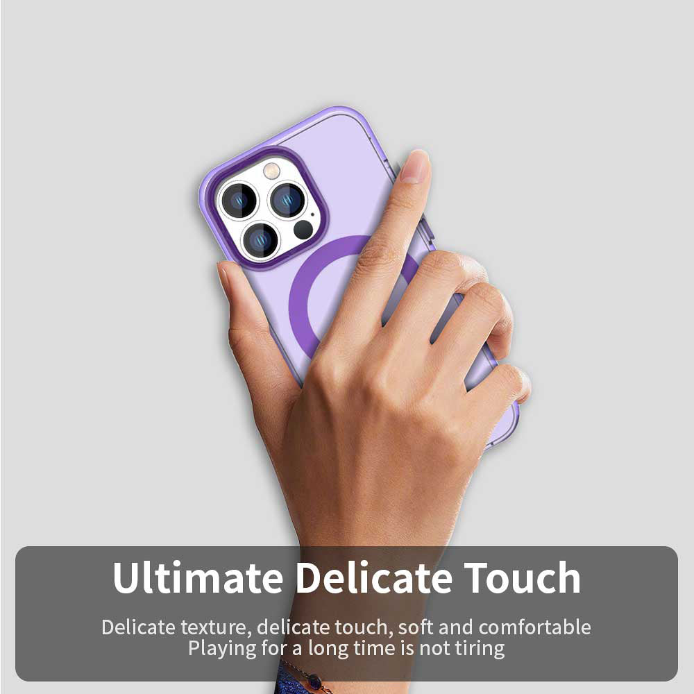 Etui MagSafe do Apple iPhone 14 Pro, Techsuit, CandyCase, Fioletowy