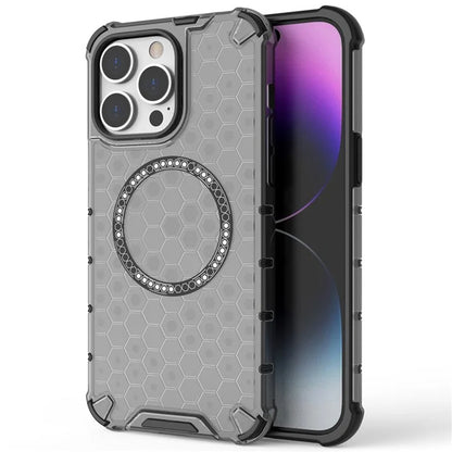 Etui MagSafe do Apple iPhone 14 Pro, Techsuit, HoneyComb Shield, Białe