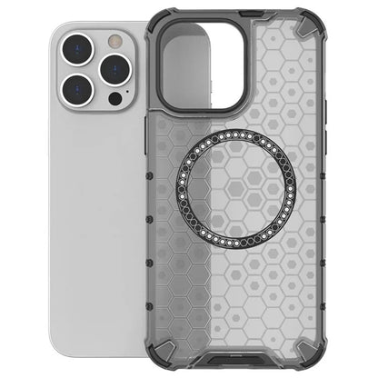 Etui MagSafe do Apple iPhone 14 Pro, Techsuit, HoneyComb Shield, Białe