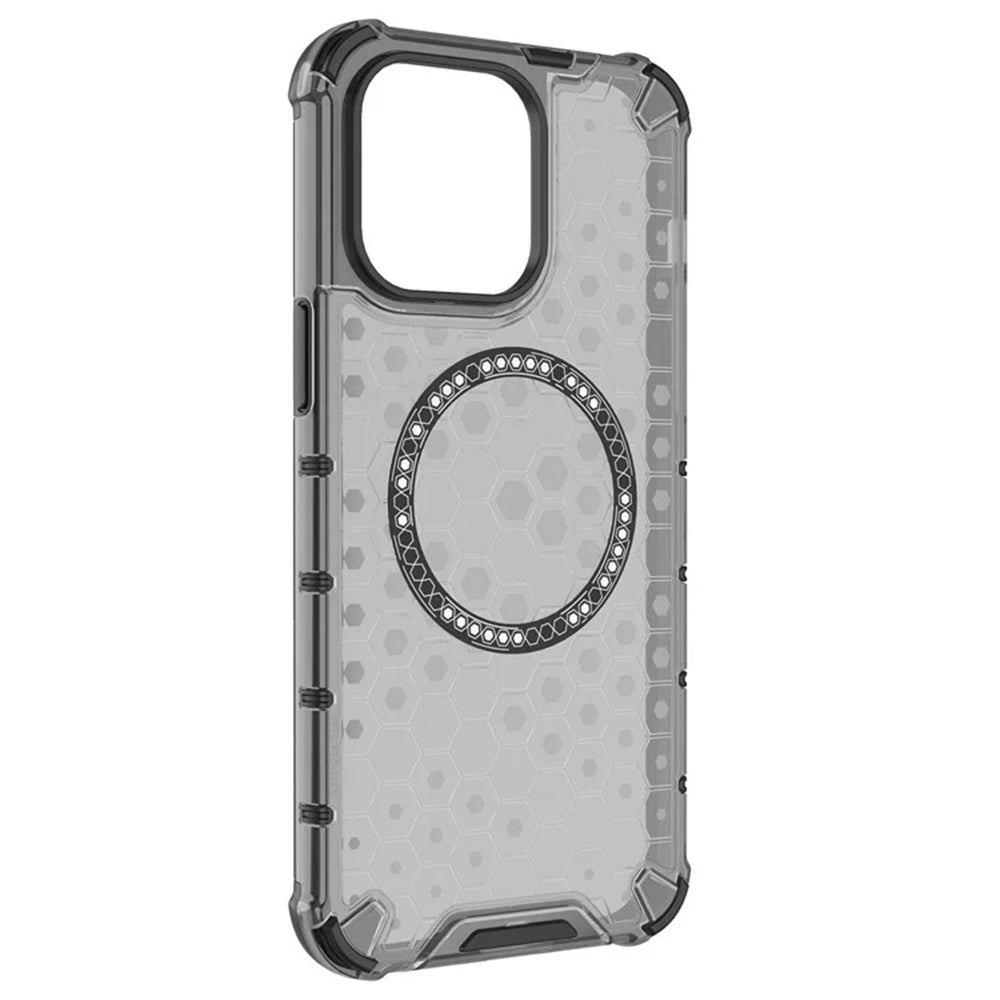 Etui MagSafe do Apple iPhone 14 Pro, Techsuit, HoneyComb Shield, Białe