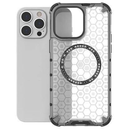 Etui MagSafe do Apple iPhone 14 Pro, Techsuit, HoneyComb Shield, czarne