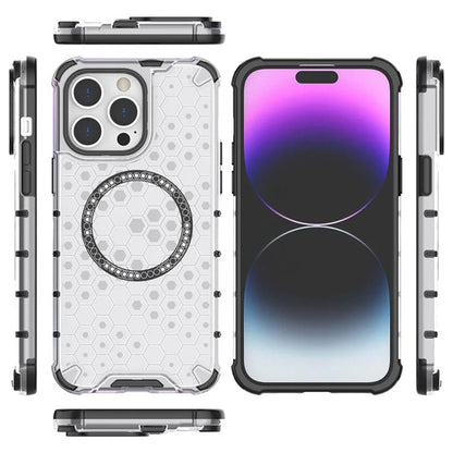 Etui MagSafe do Apple iPhone 14 Pro, Techsuit, HoneyComb Shield, czarne