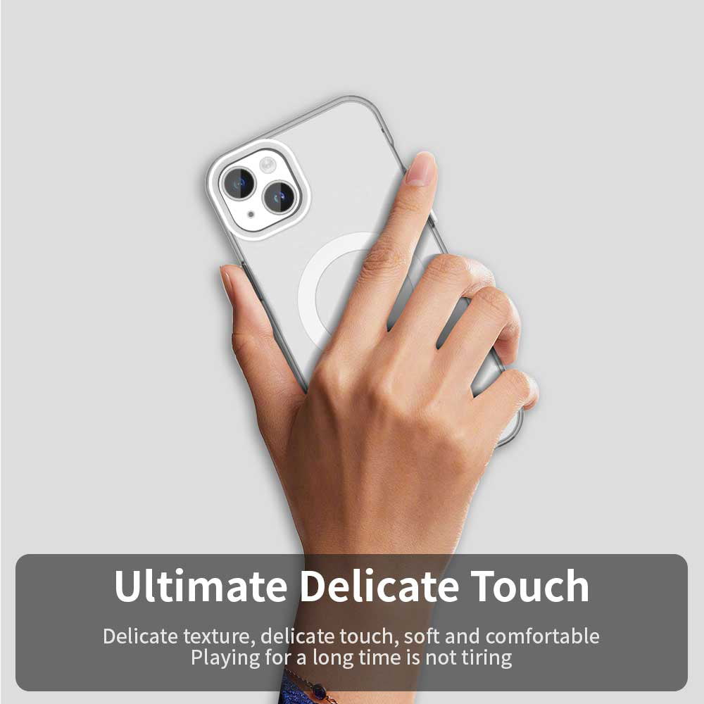 Etui MagSafe do Apple iPhone 14, Techsuit, CandyCase, Białe