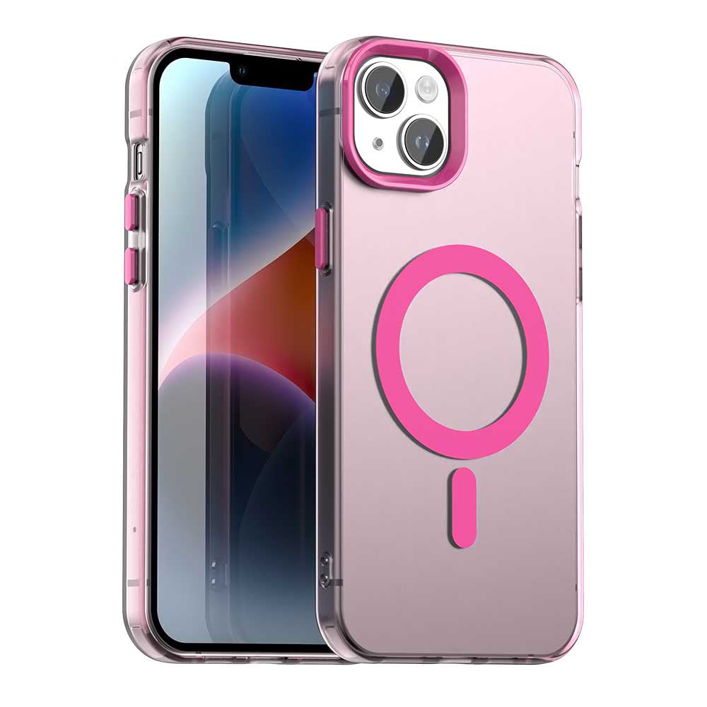 Etui MagSafe do Apple iPhone 14, Techsuit, CandyCase, Różowe