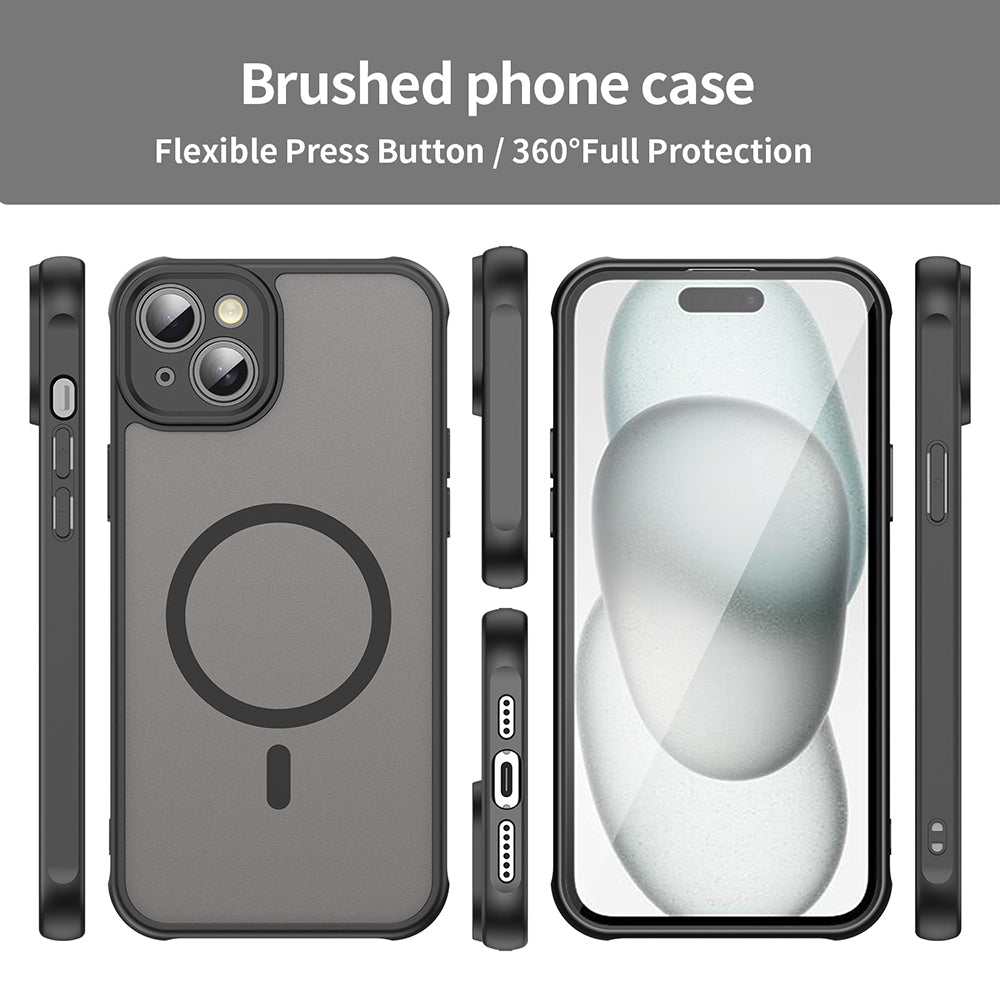 Etui MagSafe do Apple iPhone 14, Techsuit, HaloFrost II, czarne